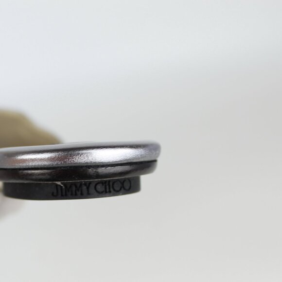 NEW JIMMY CHOO Embellished Metallic Slides - Flats for Resort, Events or Bridal - Picture 12 of 16